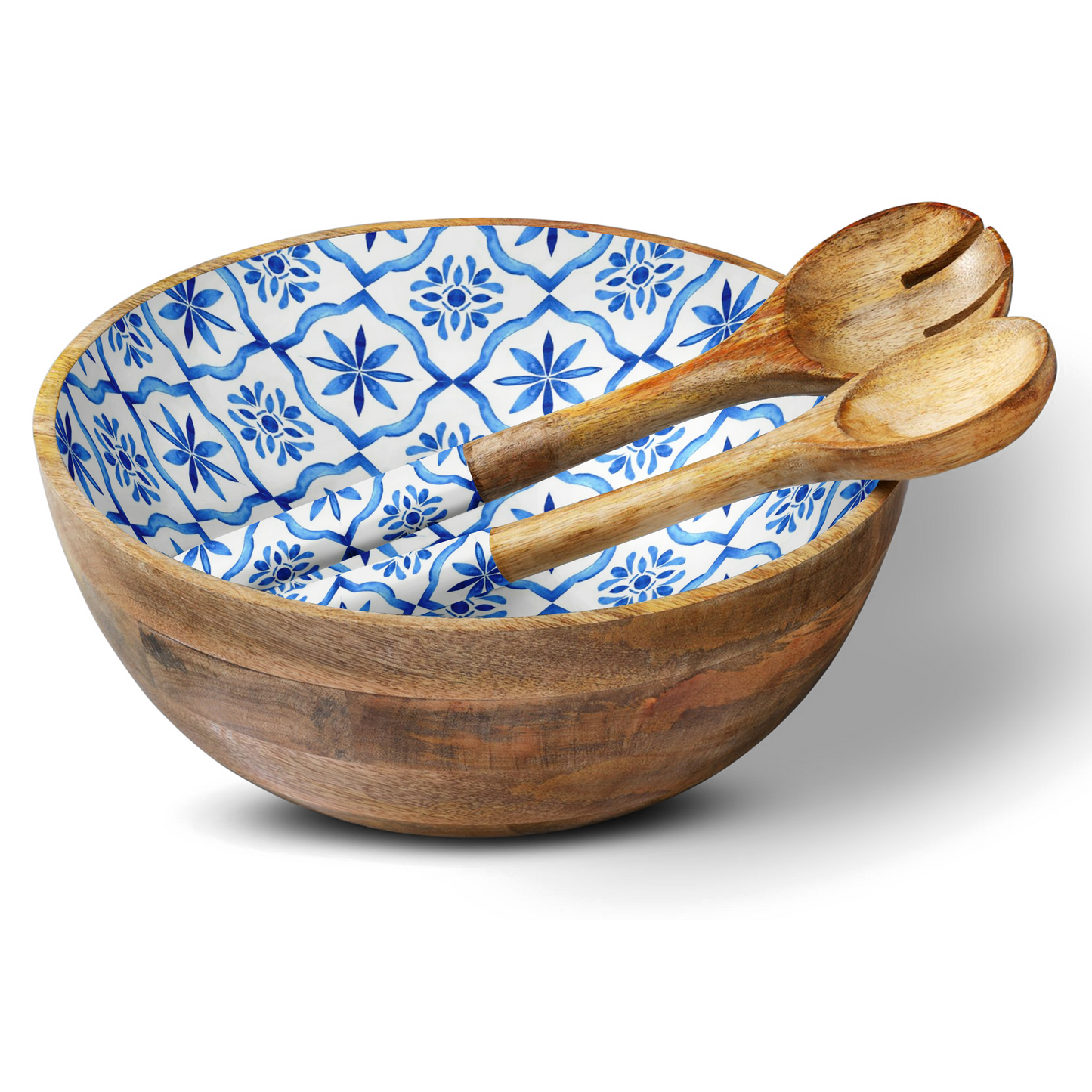 Blue Tile 12" Decorative Bowl