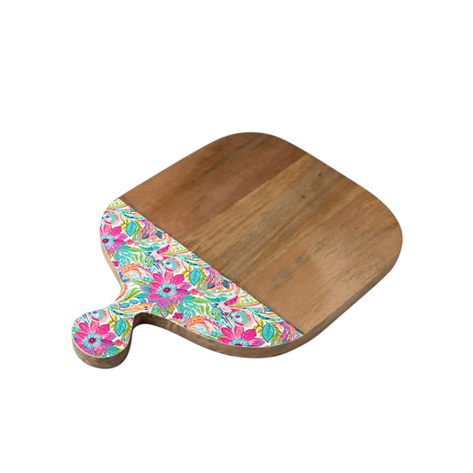 Bright Paisley 12"x16" Cutting Board