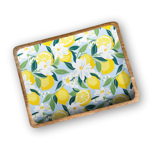 Lemons 13'X17" Decorative Tray