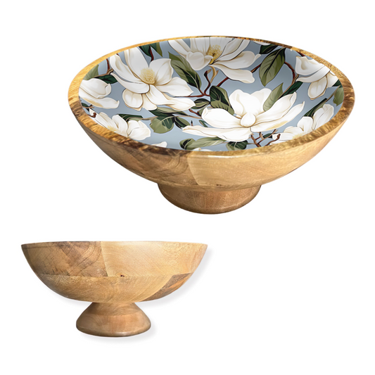 Magnolia 12" Decorative Pedestal Bowl
