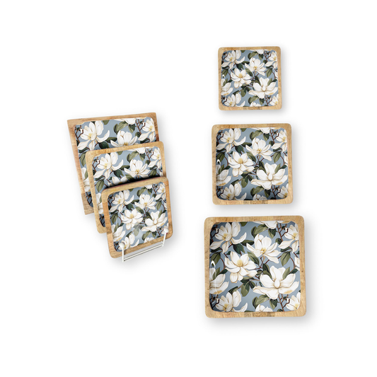 Magnolia Set of 3 Decorative Square Trays