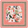 Peach Spotted Cheetah in Bloom Premium Mahjong Mat – 33"