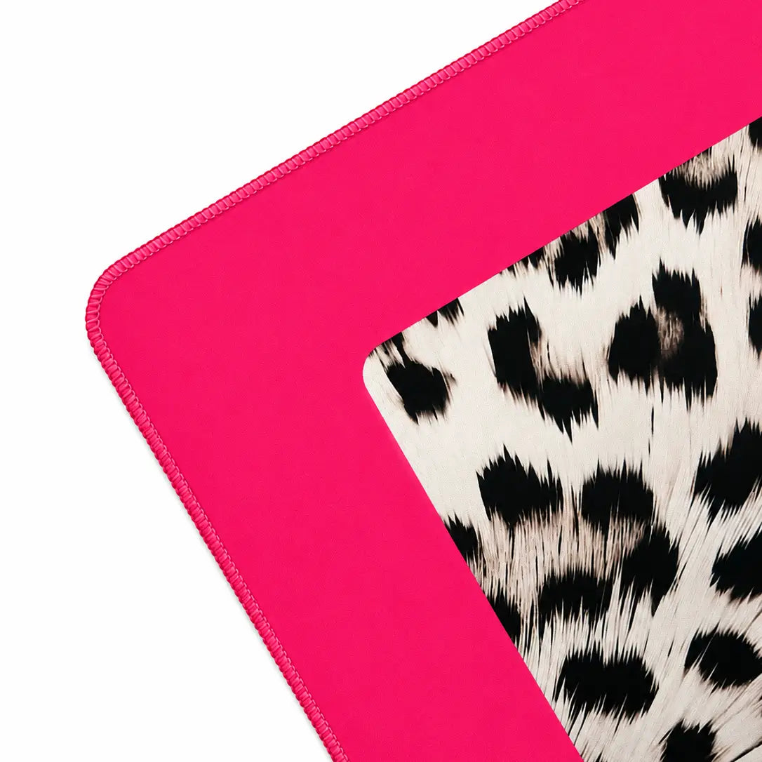 Palm Beach Pink Leopard 33" Mahjong Mat