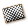 Black Check 13'X17" Decorative Tray Item