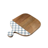 Blue Check 12"x16" Cutting Board