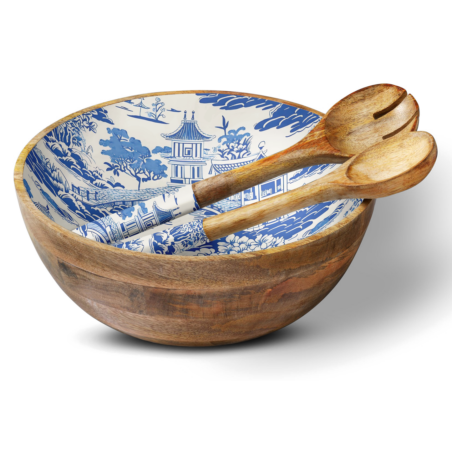 Blue Chino 12" Decorative Bowl