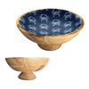 Blue Crab 12" Decorative Pedestal Bowl