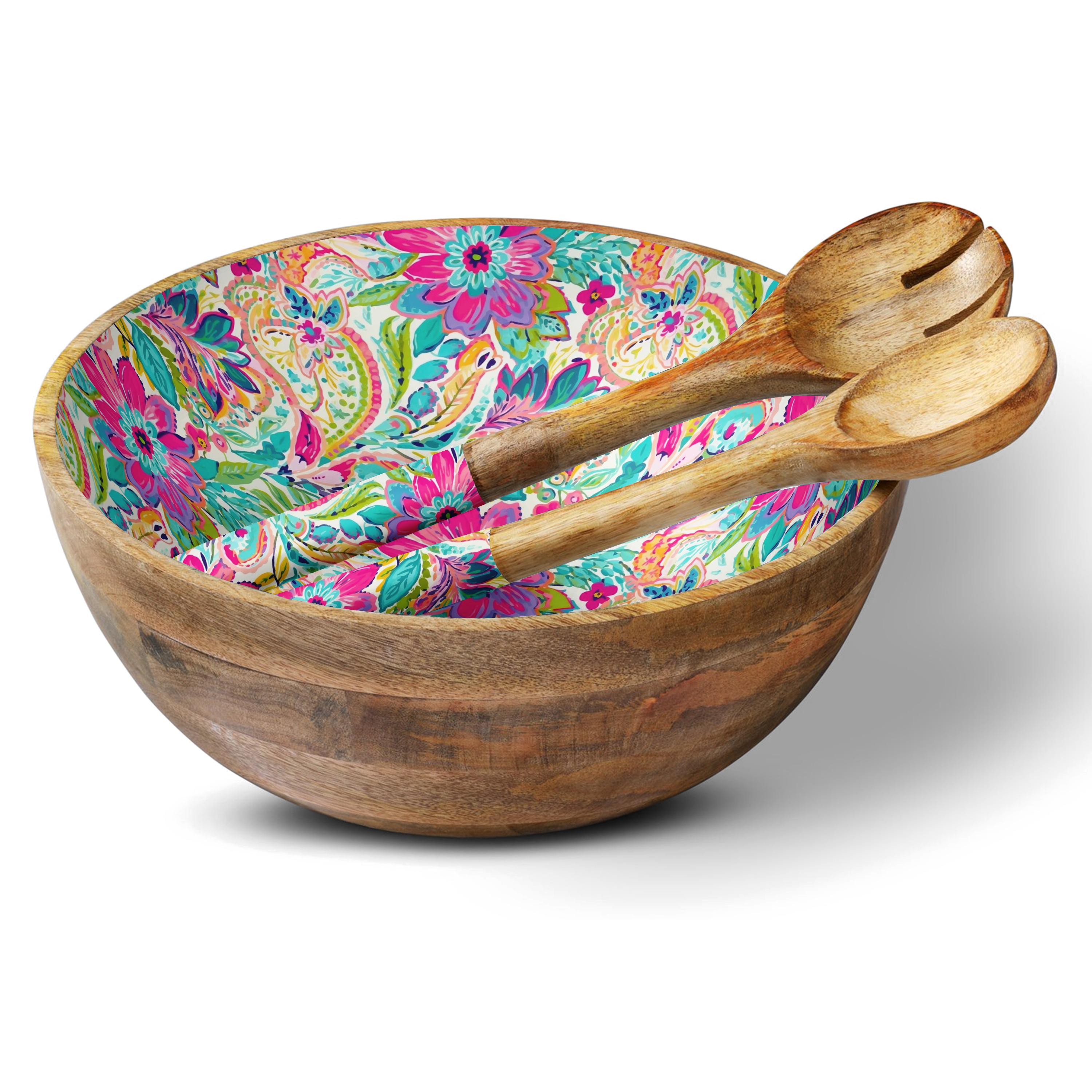 Bright Paisley 12" Decorative Bowl