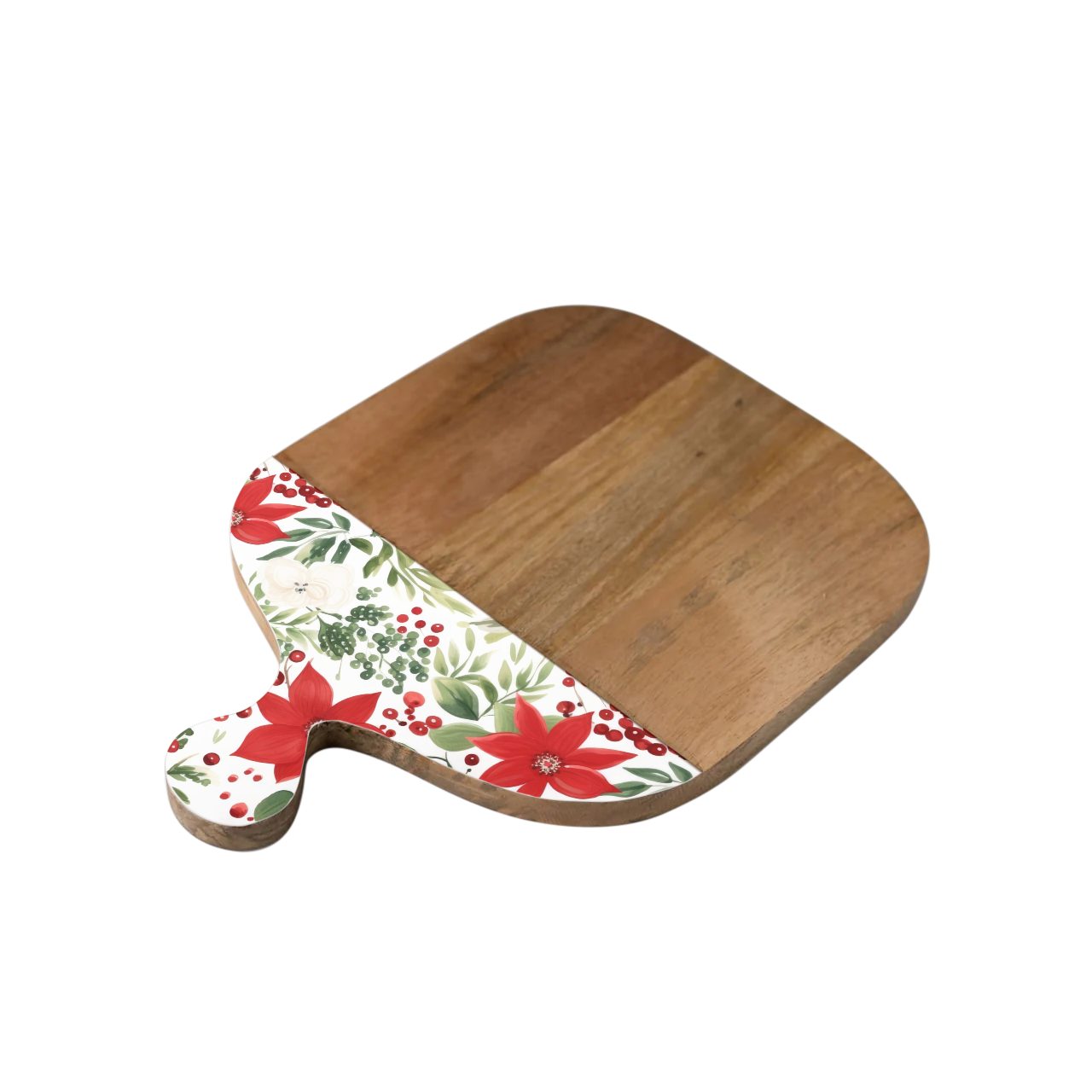 Christmas Floral 12"x16" Cutting Board