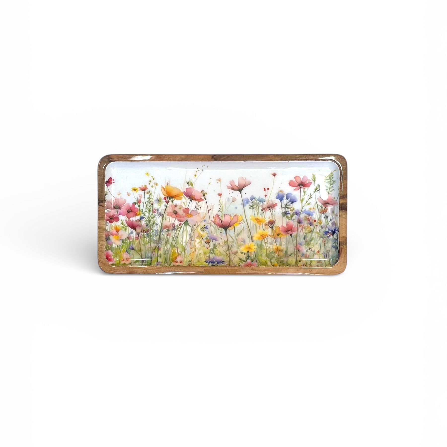 Spring Flowers 17" Tray